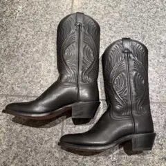 Abilene レディース　ウエスタンブーツ　レザー　ブラック　5 1/2