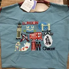 Chacott 刺繍エコバッグ ロンドン柄