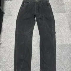 Wrangler ヴィンテージブラックデニム ルーズシルエット