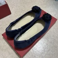 ［新品未使用］REGAL タッセル フラットシューズ ネイビー 22.5cm
