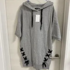 ‼️最終値下げ 新品未使用 INGNI フード付き ワンピース 半袖 Mサイズ