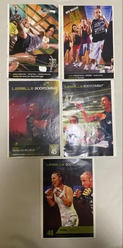 ボディコンバット コリオ 43.44.45.47.48 5冊セットレズミルズ