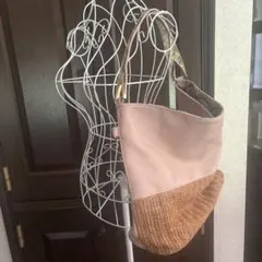 PAPILLONNERピンク ショルダーバッグ 合成皮革