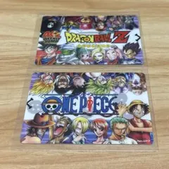 ジャンプ40周年 コラボカード ドラゴンボール×ワンピース 2枚セット未