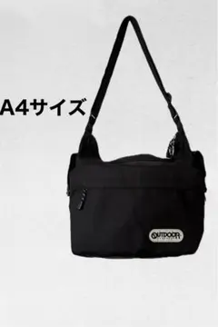 OUTDOORアウトドア ショルダーバッグ A4サイズ