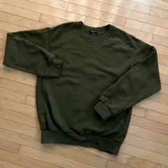 COMME CA ISM トレーナー 150A オリーブグリーン