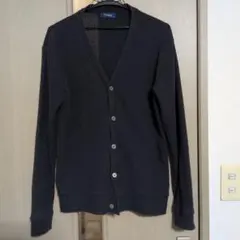 Navy. Mサイズ ダークネイビー カーディガン　羽織り