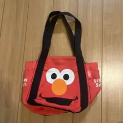 【エルモの部分が可愛い❤】　セサミストリート　エルモ　トートバッグ