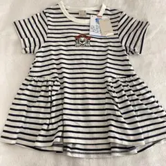 未使用　プティマイン　パウパトロール　刺繍　Tシャツ　ボーダー　チュニック