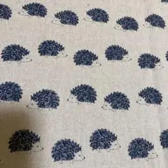 ハリネズミ柄生地