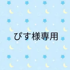 ぴす様専用ページ
