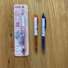 【廃盤品】ムーミン　ドクターグリップシャープペン、ジェットストリームボールペン