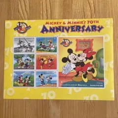 外国切手　ミッキーとミニー ディズニー