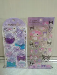 正規品クロミウォーターシール＆クリアキャンディーシールマイメロクロミ2種類セット