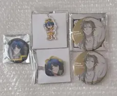 ヒプマイ 有栖川帝統 5点セット 缶バッジ ヘアクリップ LIVE ANIMA