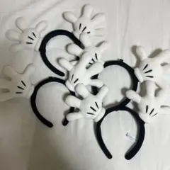 ミッキー手形カチューシャ 4個セット