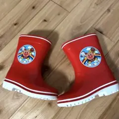 アンパンマン 長靴 15cm 赤 ミドルカット