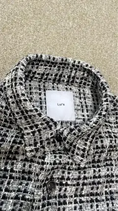 Lui's ツイードカットオフシャツ