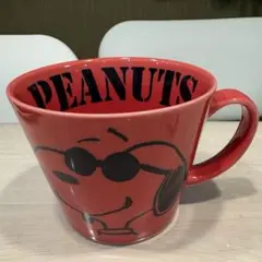 PEANUTS スヌーピー マグカップ 赤