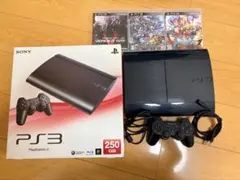 PlayStation 3 本体、コントローラー、コード、ソフト（3本）付き