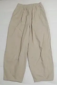 ※値下げ　Samansa Mos2 blue タックコクーンイージーパンツ