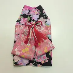 ☆*花柄ピンク着物☆*　犬服　犬服用お着物 犬の服 夏 犬服 浴衣牡丹柄 ピンク 【中型犬】 【大型犬】 / PET