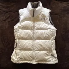 THE NORTH FACE ホワイト ダウンベスト S/P