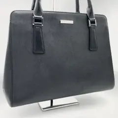 極美品 バーバリー ブリーフケース サフィアーノレザー ロゴ プレート