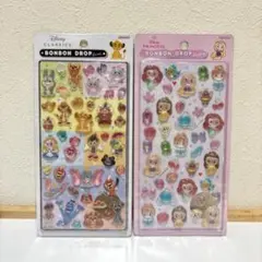 Disney クラシック　プリンセス　ボンボンドロップシール　セット 2個