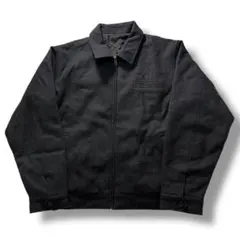 90s 古着 アメカジ ウール スポーツジャケット XL キルティング グレー