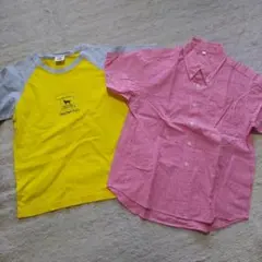 Tシャツ (Dog Dept Kids ) チェックシャツ130cm まとめ売りのサムネイル