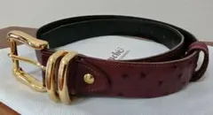 オーストリッチ　レディース　ベルト　未使用のサムネイル