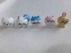 ちいかわ　インテリアミニフィギュア　5個　ちいかわ　はちわれ　うさぎ　ももんが