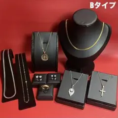ネックレス　まとめ売り　セット　ピアス　アクセサリー　ゴールド　リング　Bむ