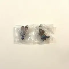 ズートピア2 ジュディ 二ブルズ セット カプセルトイ めじるしアクセサリー
