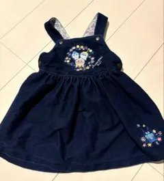 アンパンマン刺繍デニムワンピース