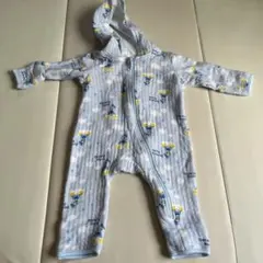 ディズニーベビー　ドナルド　フード付きロンパース 50-70