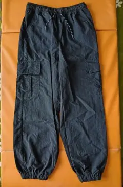 キッズ カーゴパンツ ブラック 150cm