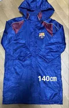 FCバルセロナ フード付き中綿ベンチコート