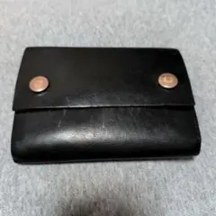 KLASICA レザー 三つ折り財布 ブラックのサムネイル