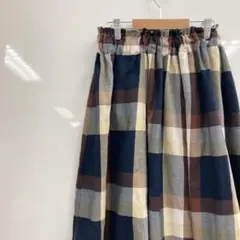 【frames RAY CASSIN】ビッグチェックスカート