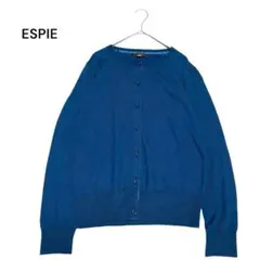 エスピエESPIE 長袖カーディガン　フルボタン　クルーネック　Mサイズのサムネイル