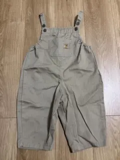ベージュ オーバーオール ベビー服