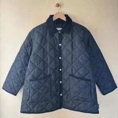 WAVERLY A-LINE MIDDLE キルティングジャケット ブラック