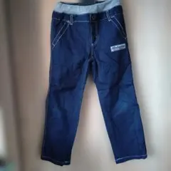 BlueMart、120サイズ裏起毛ダークブルー 長ズボン
