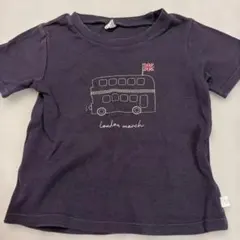 cottoli ロンドンバス プリント Tシャツ ネイビーのサムネイル