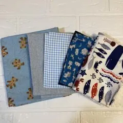 コットン生地セット 5枚 可愛い動物柄含む 値下げ中！