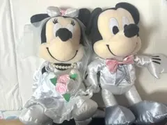 ミッキー ミニー ぬいぐるみ 結婚式 ウェディング未使用タグ無し