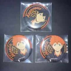 希少品　影山飛雄　日向翔陽 ハイキュー!! CANバッジ ネオンシリーズ　3個