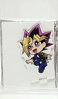 遊戯王 武藤遊戯 コラボカフェ特典コースター・ワンフレラバーチャーム